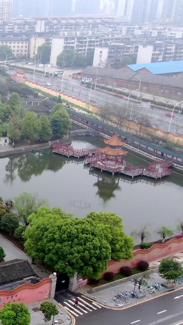湖南开福寺航拍视频的预览图