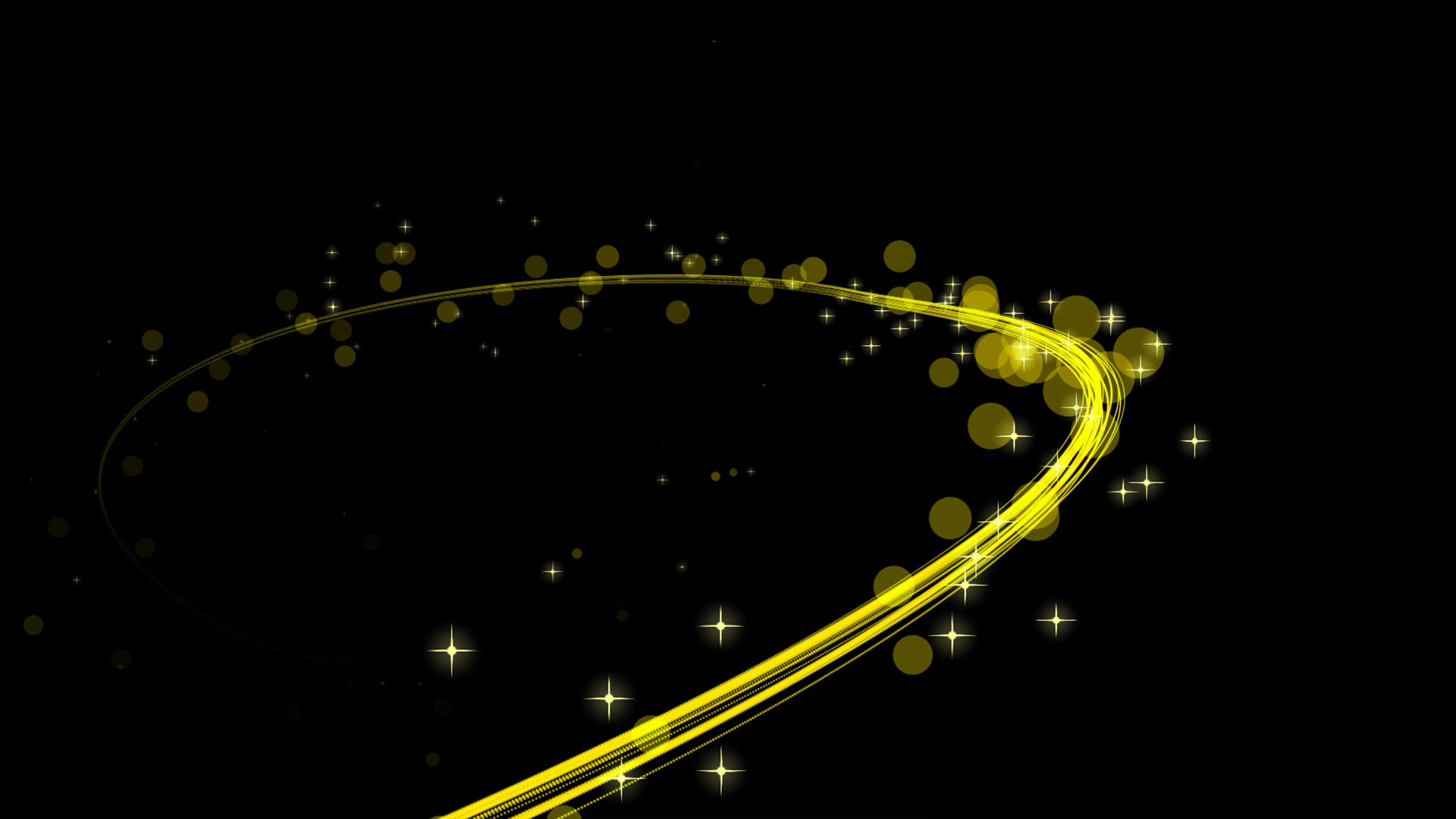4K金黄色粒子光线转场动画元素视频的预览图