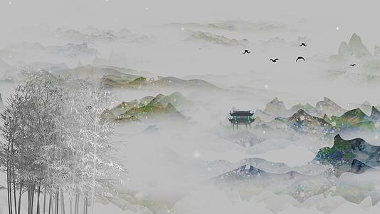 人间仙境中国风背景视频的预览图