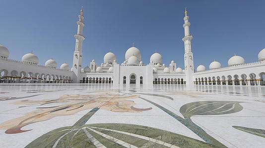 迪拜阿布扎比清真寺vlog拍摄视频的预览图