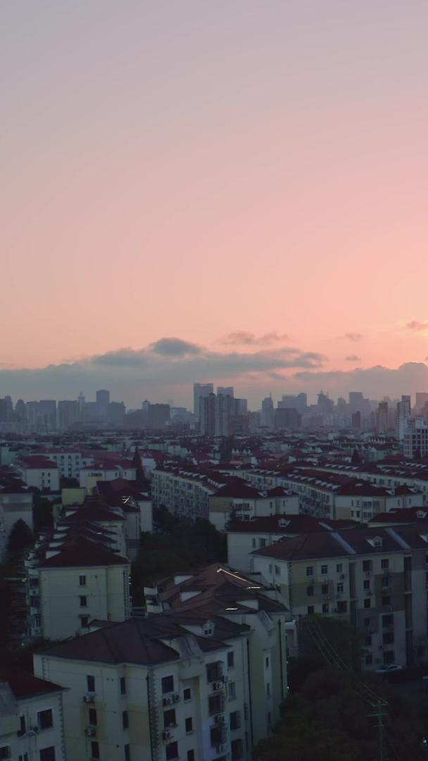 上海日出高架桥城市建筑航拍视频的预览图