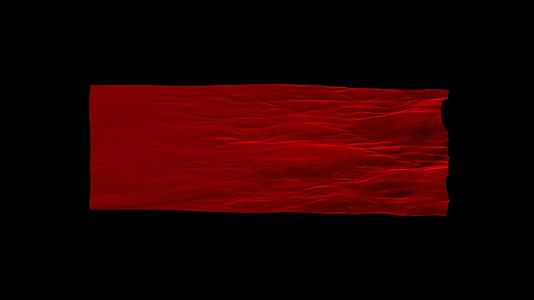 水平版的红色丝带视频的预览图