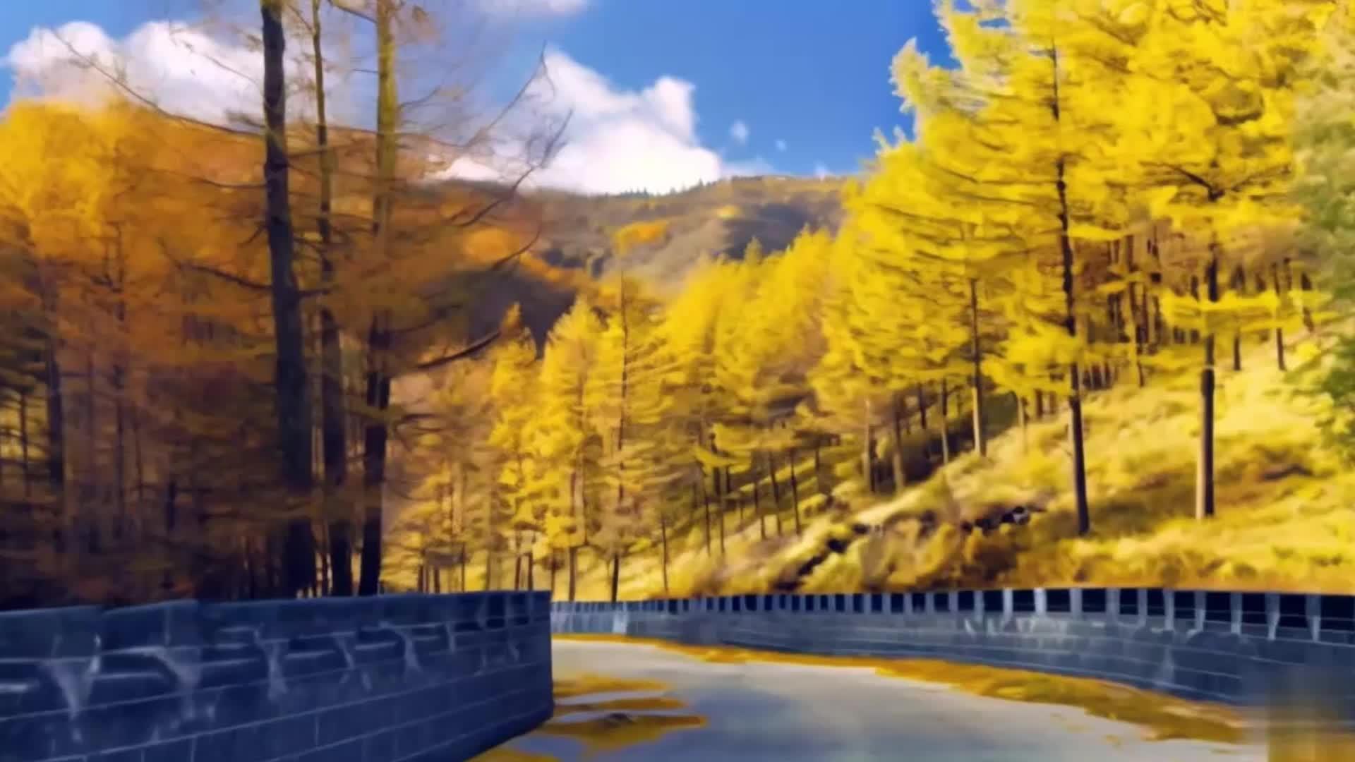 秋季乌兰布统美草原景色视频的预览图