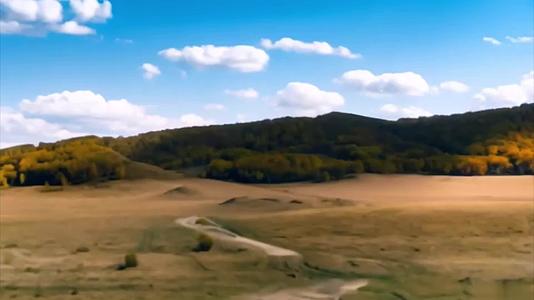 秋季乌兰布统草原视频的预览图
