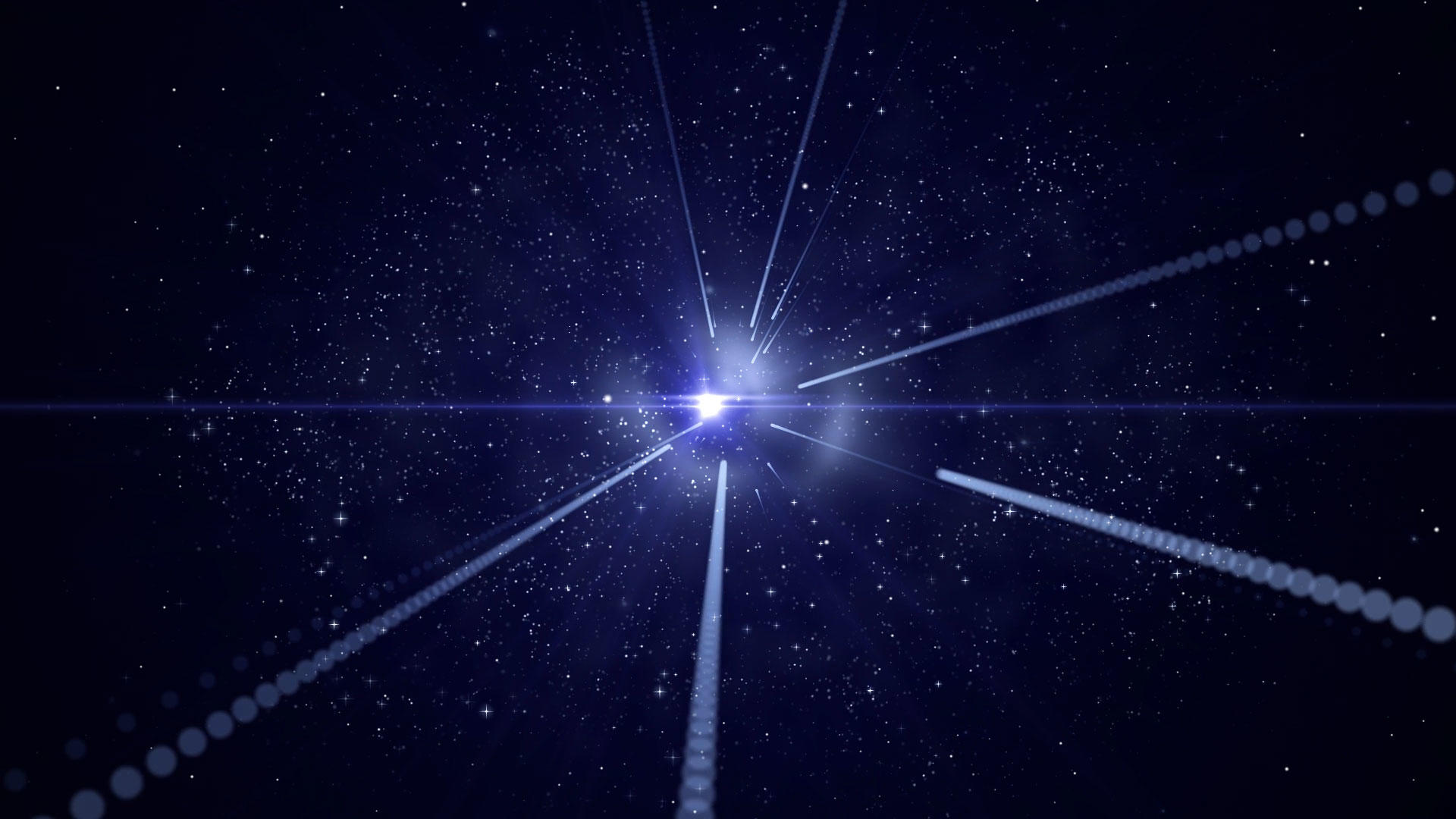 月色唯美流星led背景视频视频的预览图