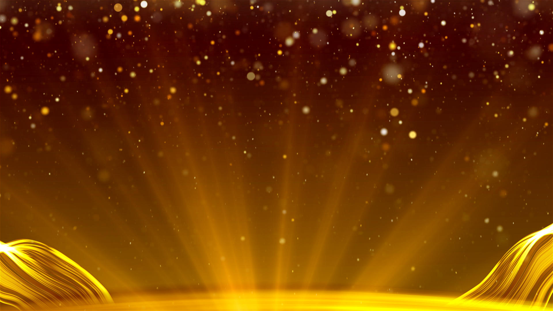 金色颁奖粒子背景视频的预览图
