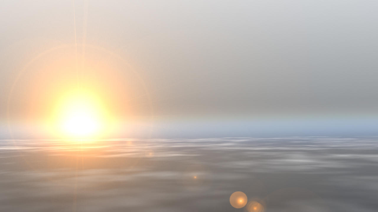 海平面模拟朝阳视频的预览图