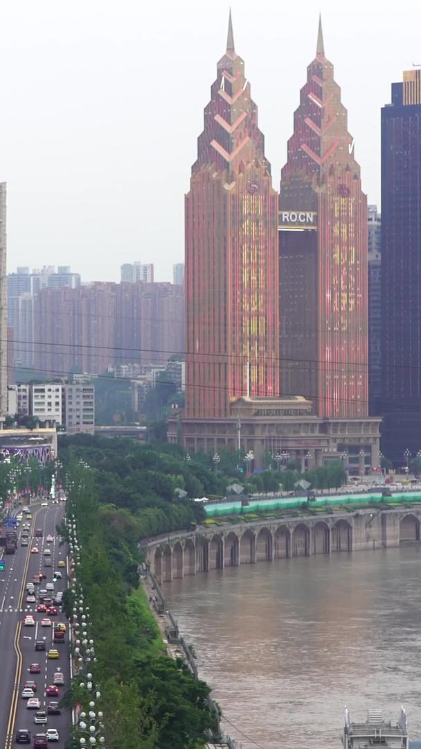 重庆城市桥梁车辆索道人文景观视频的预览图
