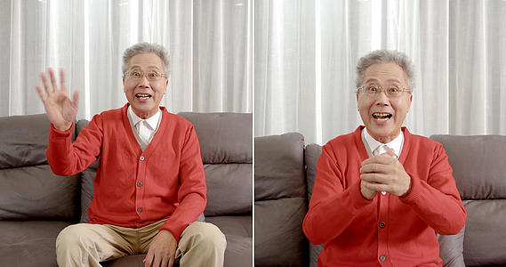 老年人春节视频通话视频的预览图