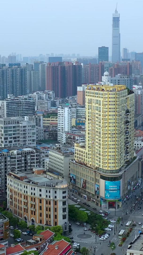 武汉汉口老租界城区航拍视频的预览图