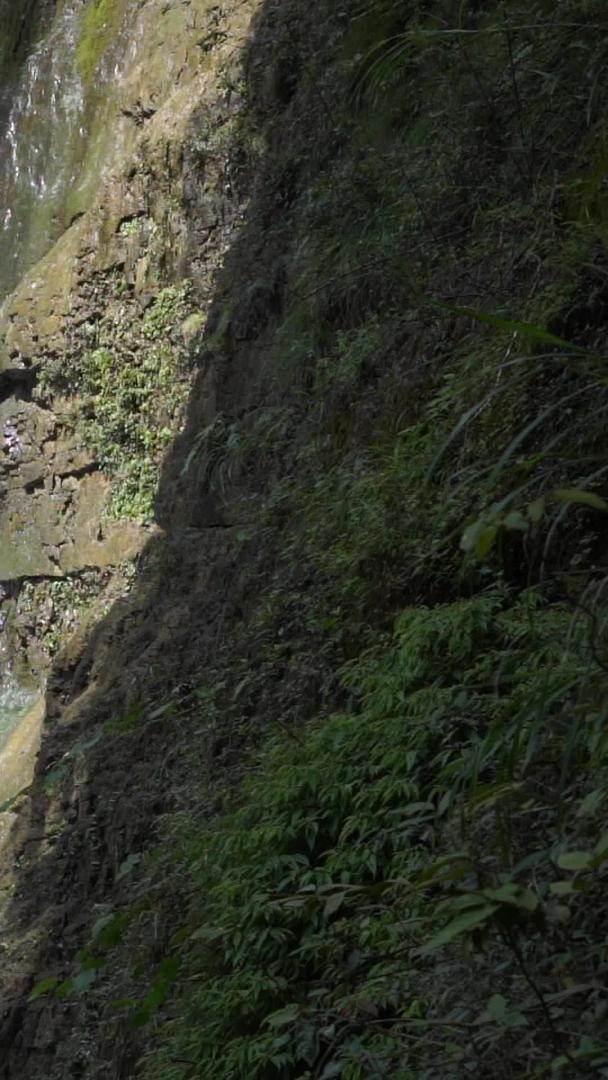 重庆黑山谷神龙瀑布5A级旅游景点升级慢镜头视频的预览图