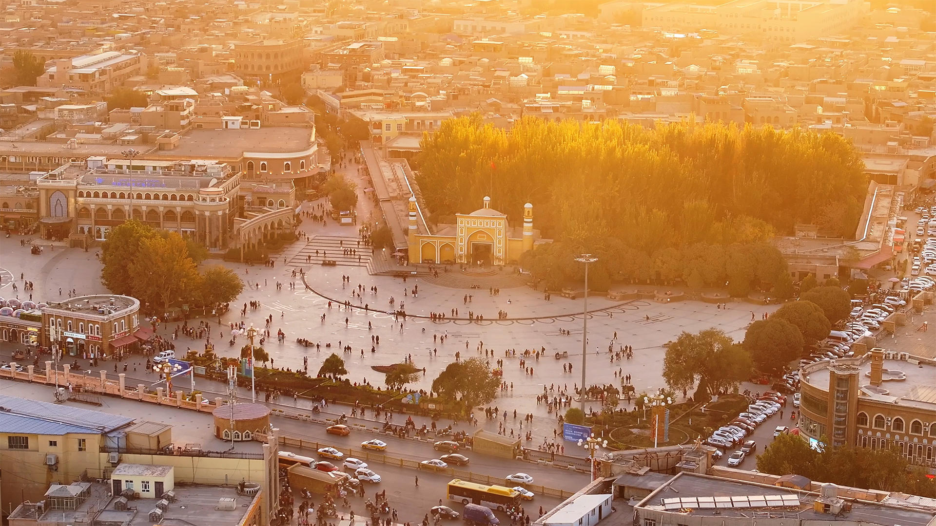 4K喀什古城视频的预览图