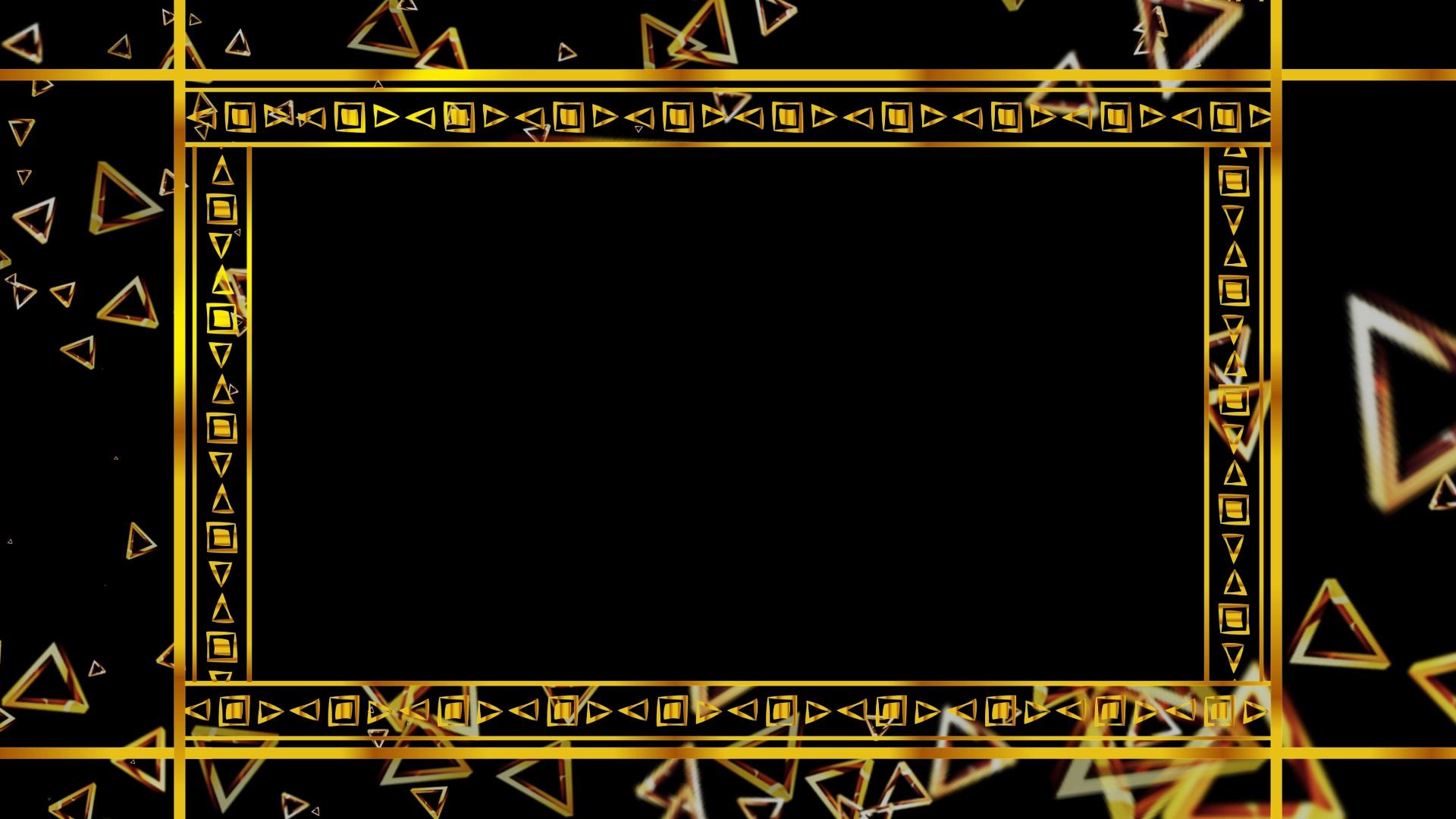 金色边框带通道视频的预览图