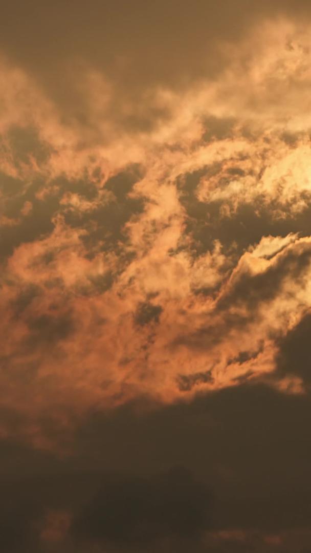 延迟摄影夕阳夕阳天空自然阳光素材视频的预览图