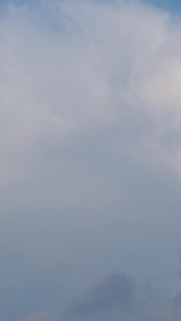 延时摄影蓝天白云天空旅游地标湖北5A磨山景区楚天台古建筑材料视频的预览图