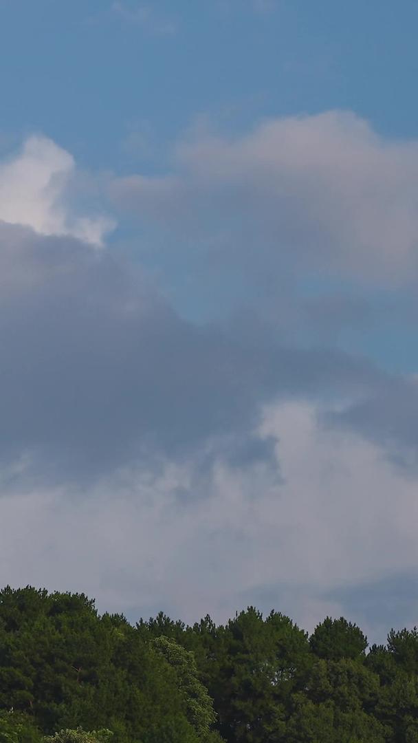 延时摄影蓝天白云天空旅游地标湖北5A磨山景区楚天台古建筑材料视频的预览图