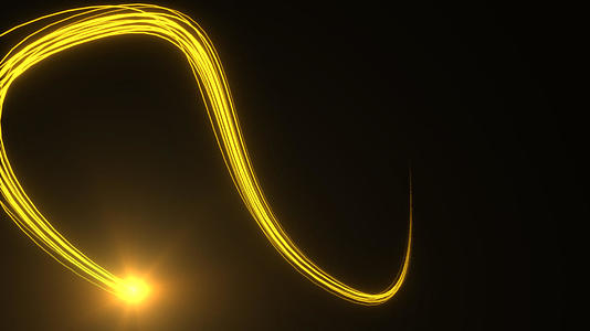 金色粒子转场光束元素视频的预览图