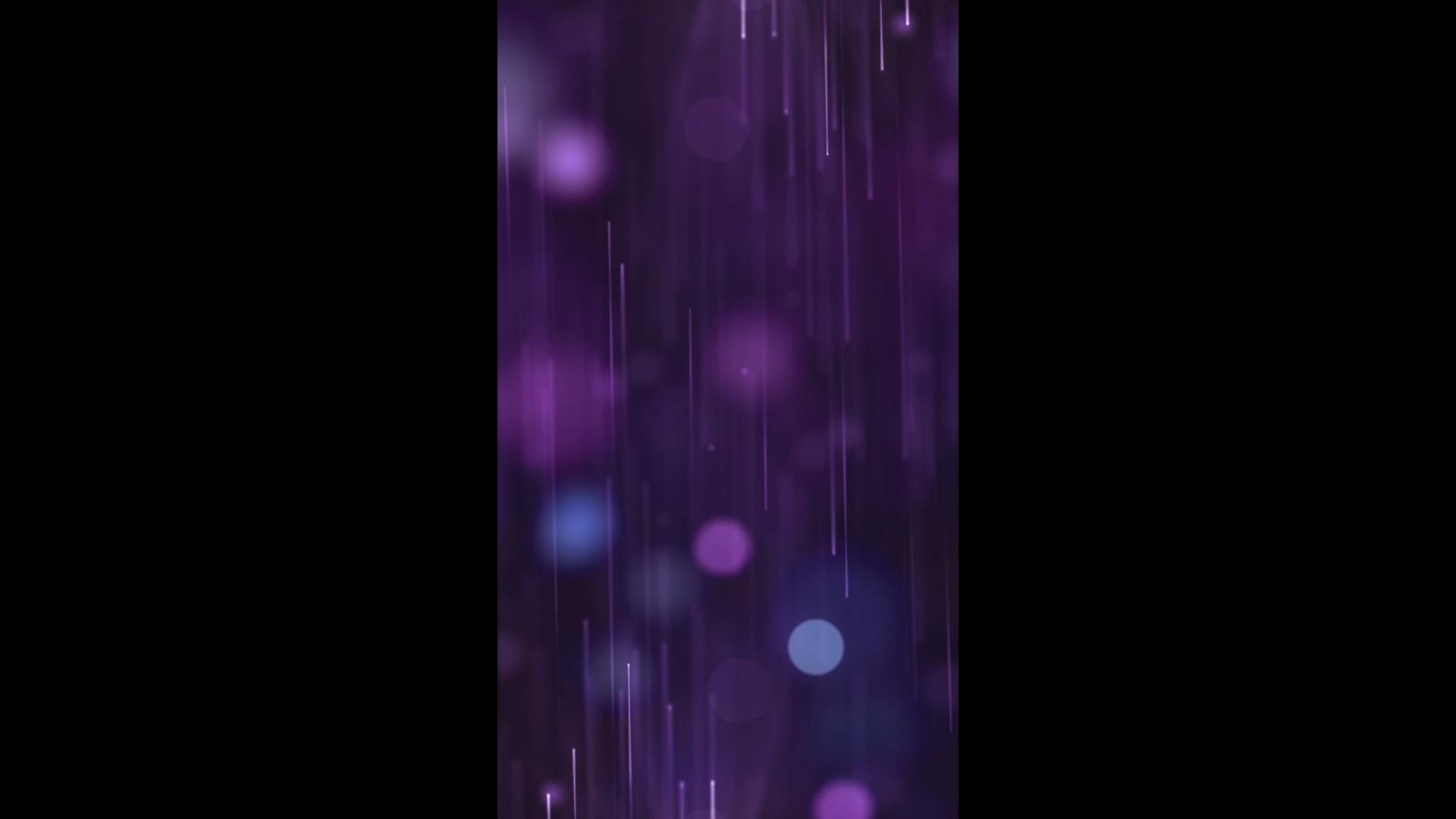 紫色粒子下落唯美婚礼背景视频的预览图
