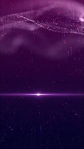 粒子紫色唯美相册背景视频的预览图