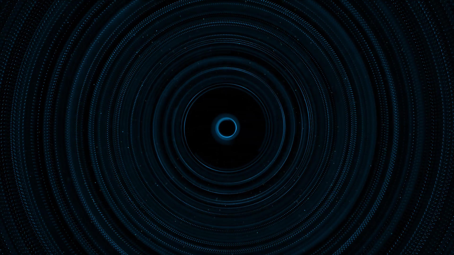 蓝色科技光线圆圈元素带透明度通道视频的预览图