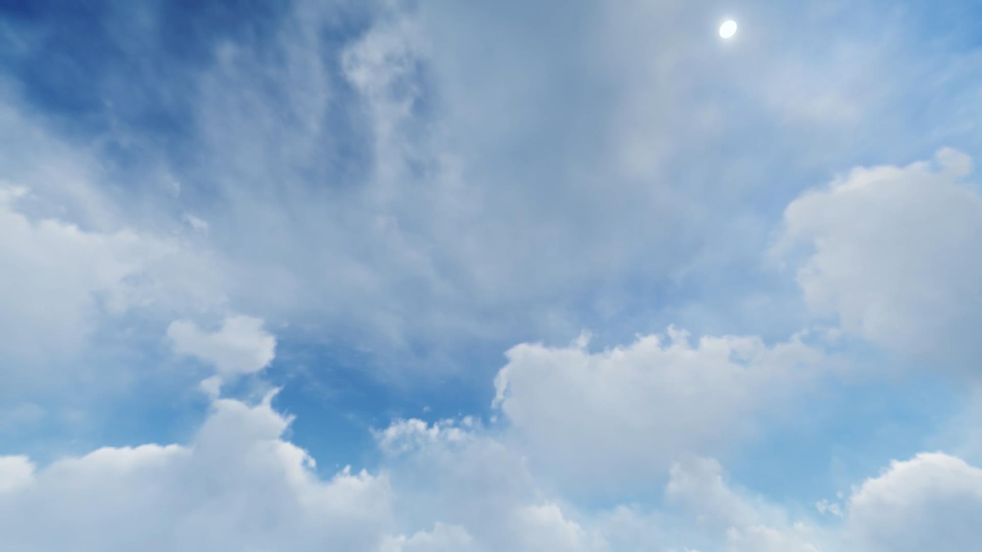 蓝天白云背景视频的预览图