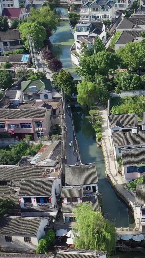 苏州木渎古镇航拍视频视频的预览图