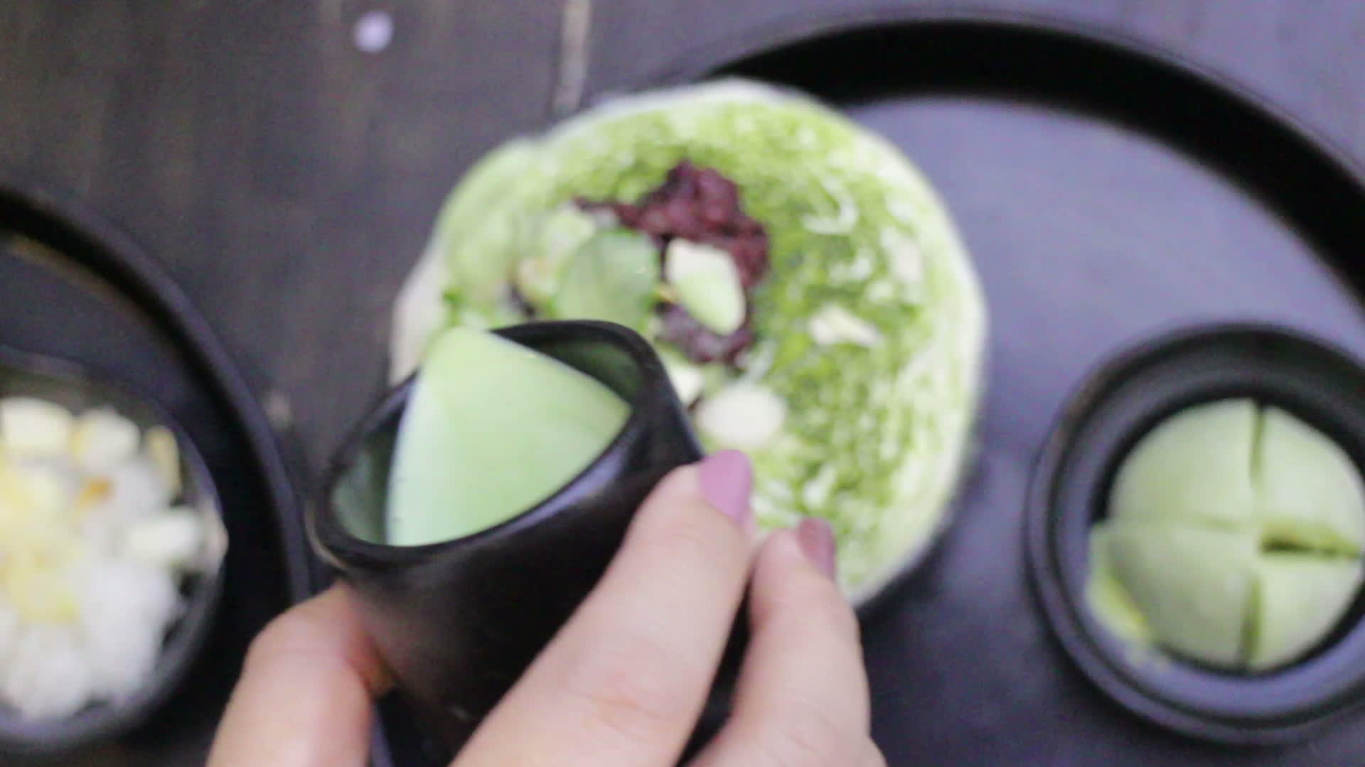 绿茶酱加冰甜点视频的预览图