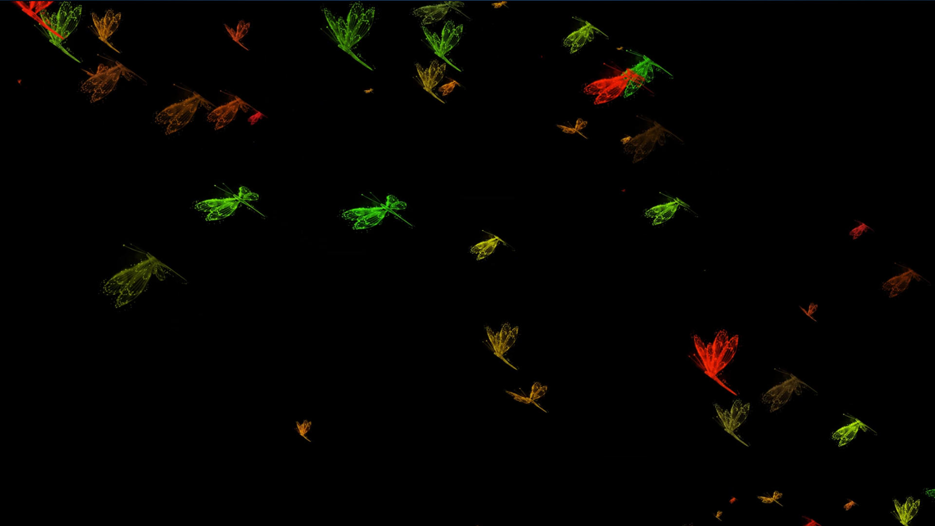 蜻蜓飞舞动画元素带透明度通道视频的预览图