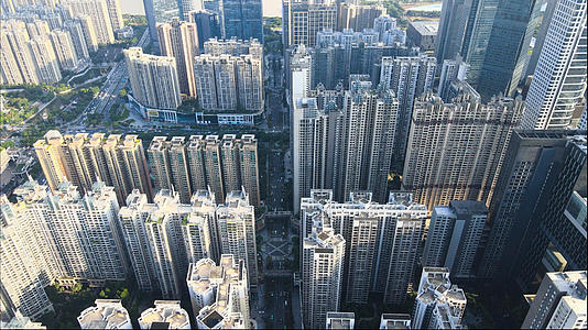 4k高清航拍广州珠江新城房产楼盘商品房视频的预览图