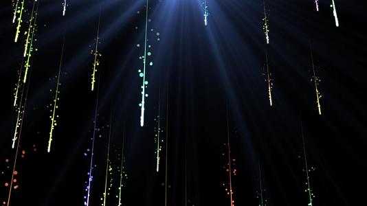 彩色粒子光效闪烁动态视频元素视频的预览图