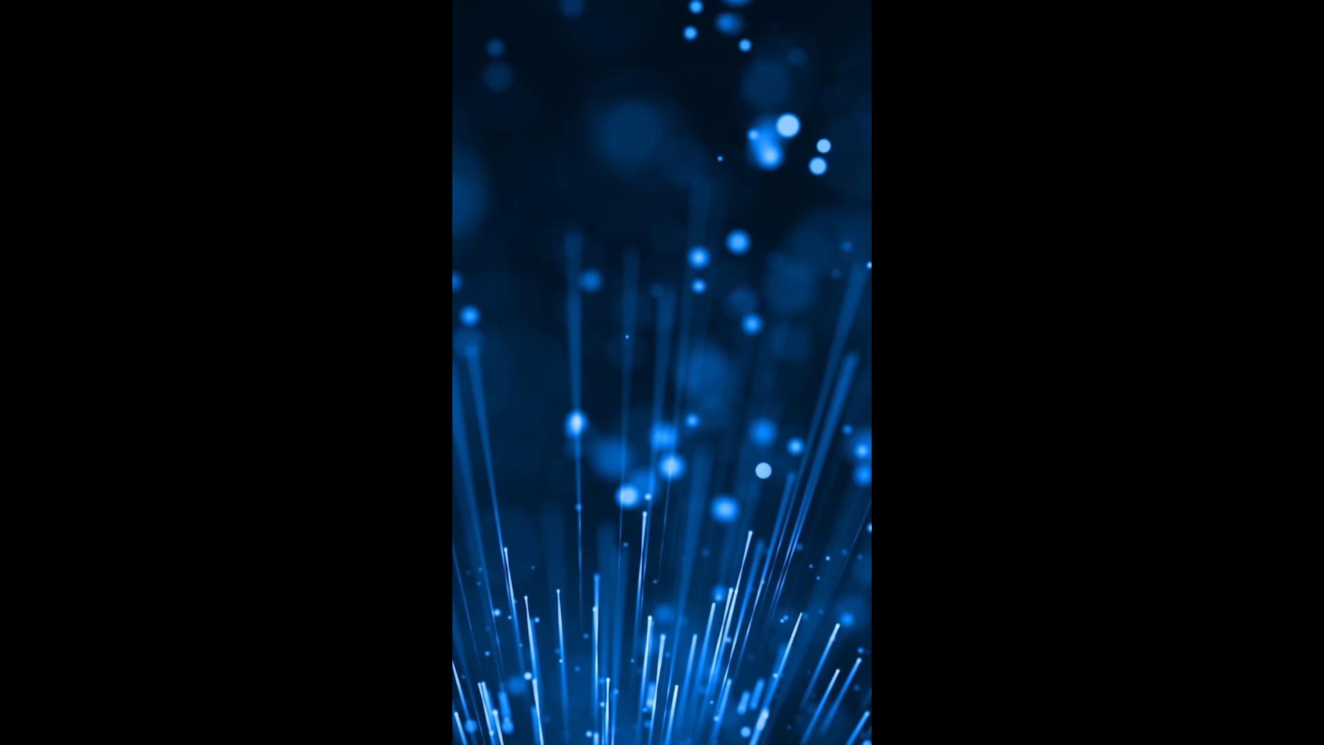 蓝色粒子光线科技视频的预览图