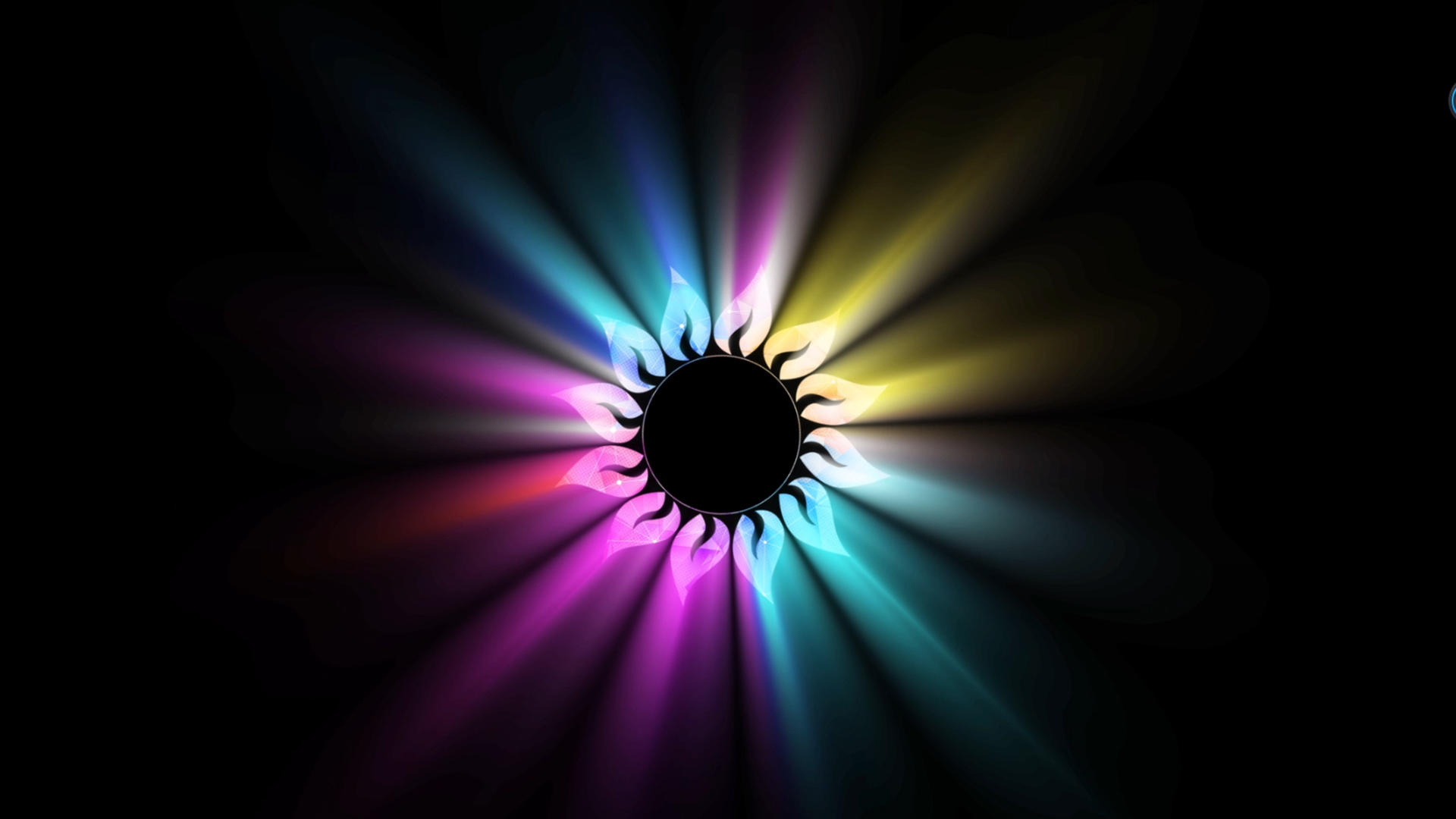 绚丽粒子花瓣光效动画元素带透明度通道视频的预览图