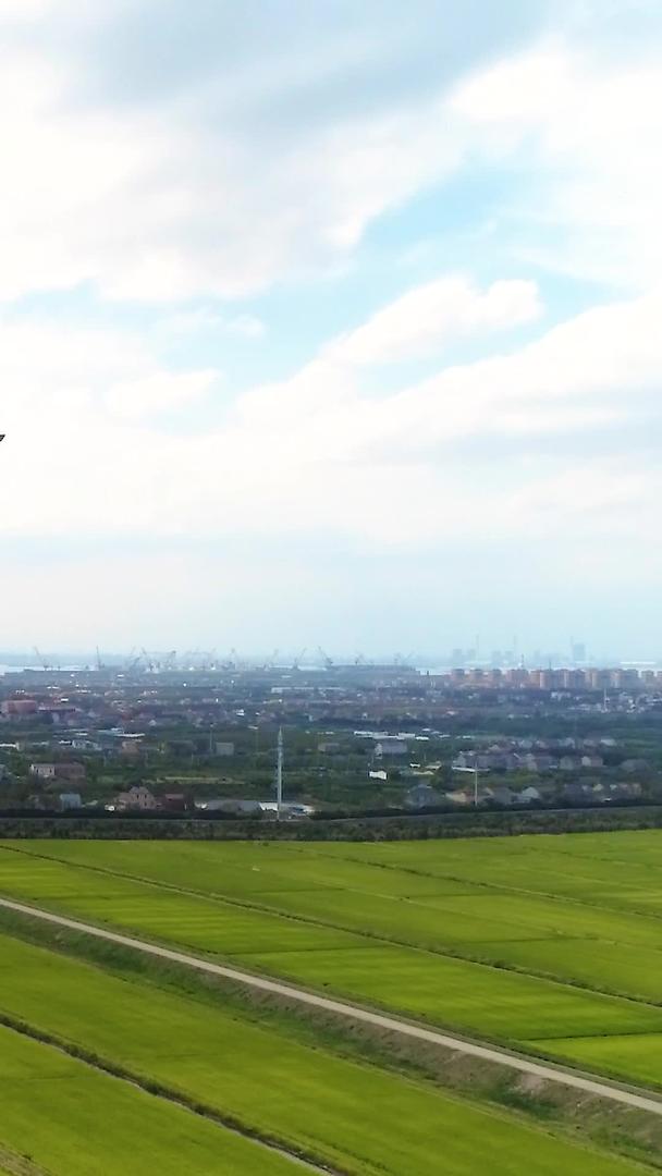 上海长兴岛风力发电风车视频的预览图