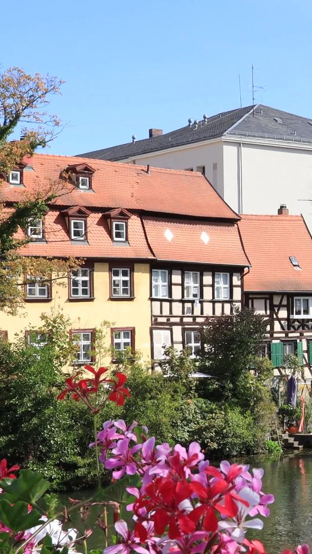德国著名城堡之路旅游城市班贝格城市风景实拍视频集合集合视频的预览图