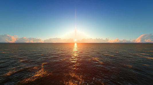大海上的地平线视频的预览图