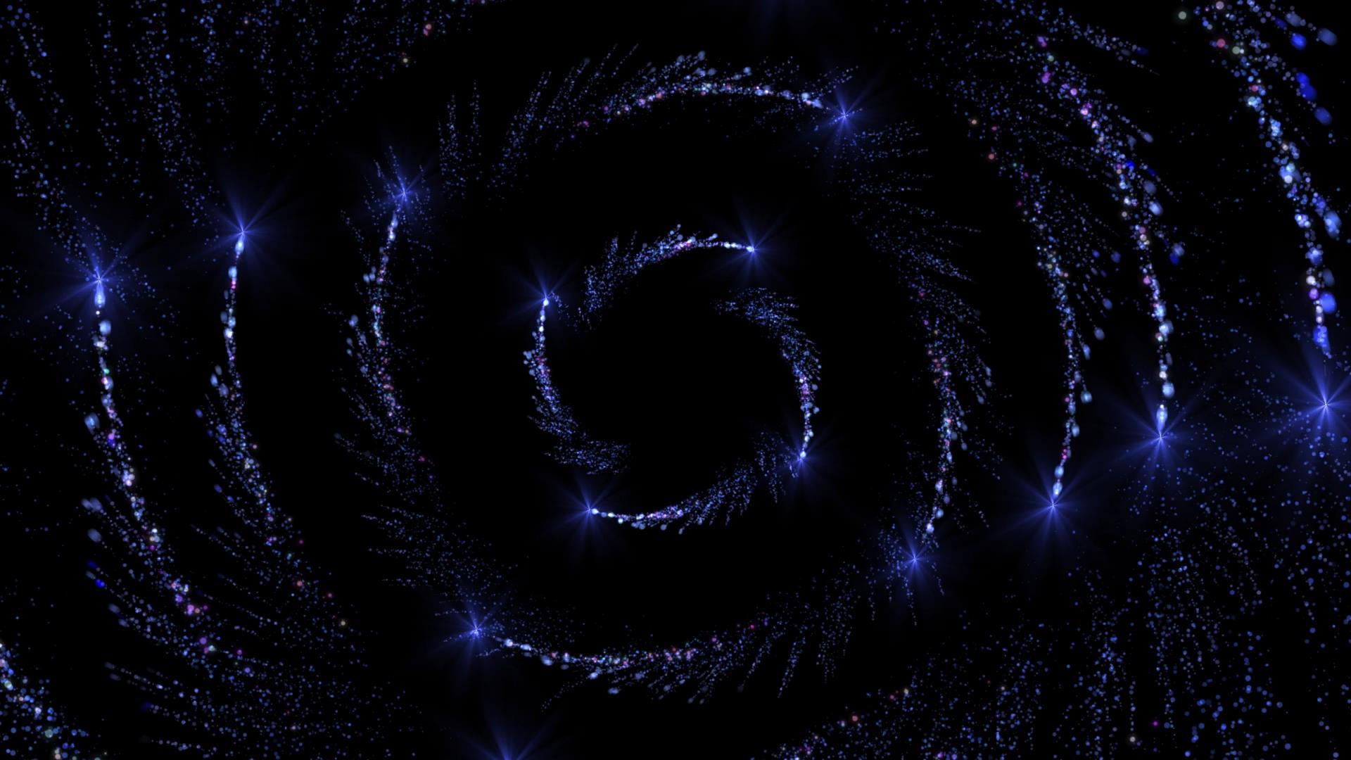 动态唯美粒子旋转光效大气视频元素视频的预览图