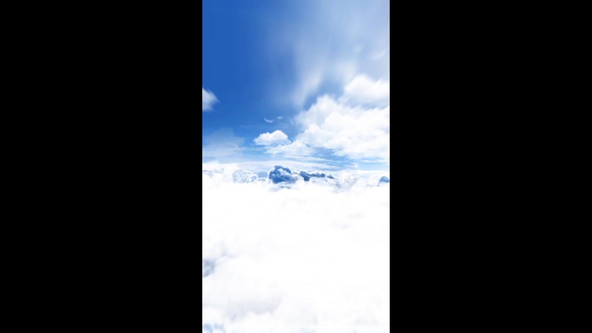 天空云朵快速变化背景视频的预览图