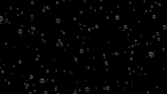 粒子水泡空间静止旋转位移视频的预览图