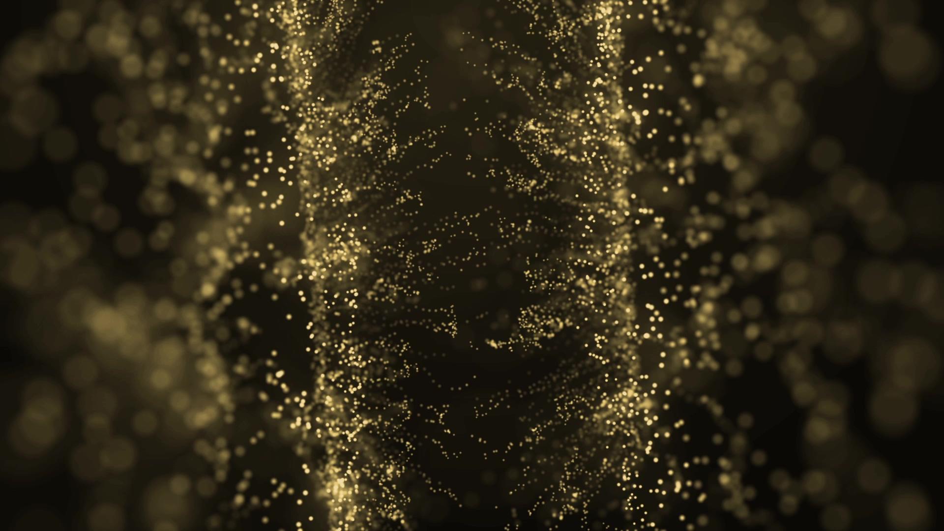 金色大气粒子年会视频的预览图