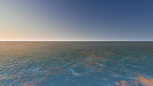 大海唯美蓝天清新简洁视频的预览图