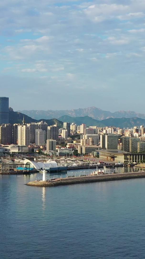 青岛市中心风景航拍视频视频的预览图