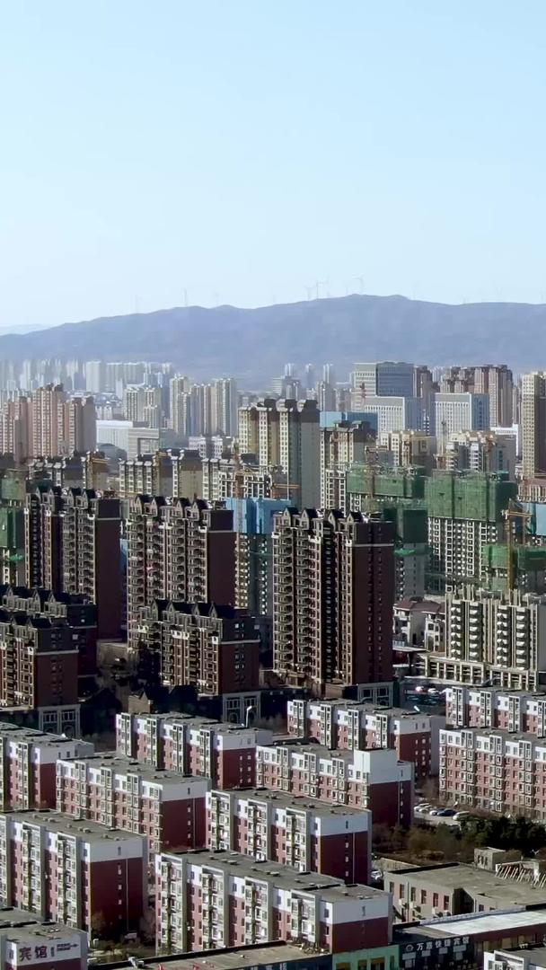 城市住宅建筑群航拍视频的预览图