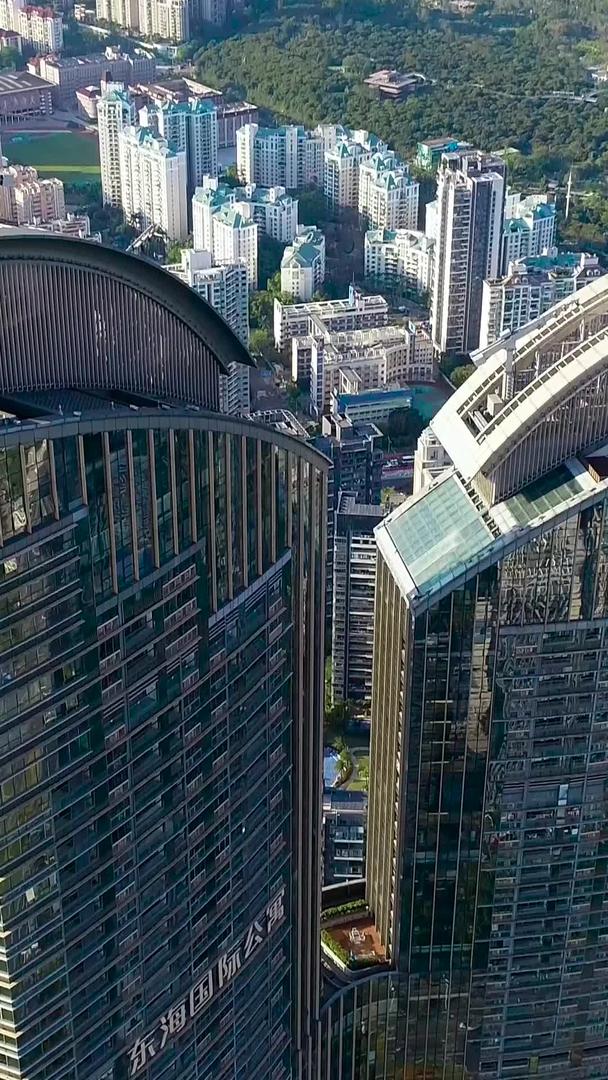 深圳南山区高层写字楼航拍视频的预览图
