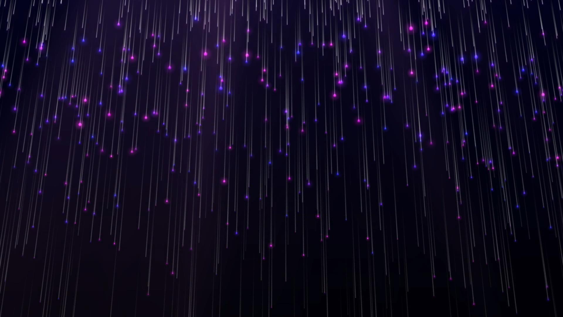 动态唯美粒子流星雨闪烁动态视频元素视频的预览图