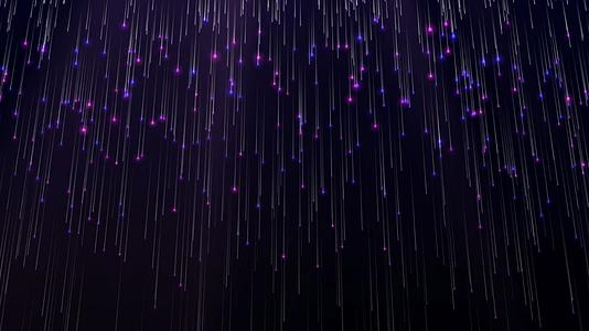 动态唯美粒子流星雨闪烁动态视频元素视频的预览图