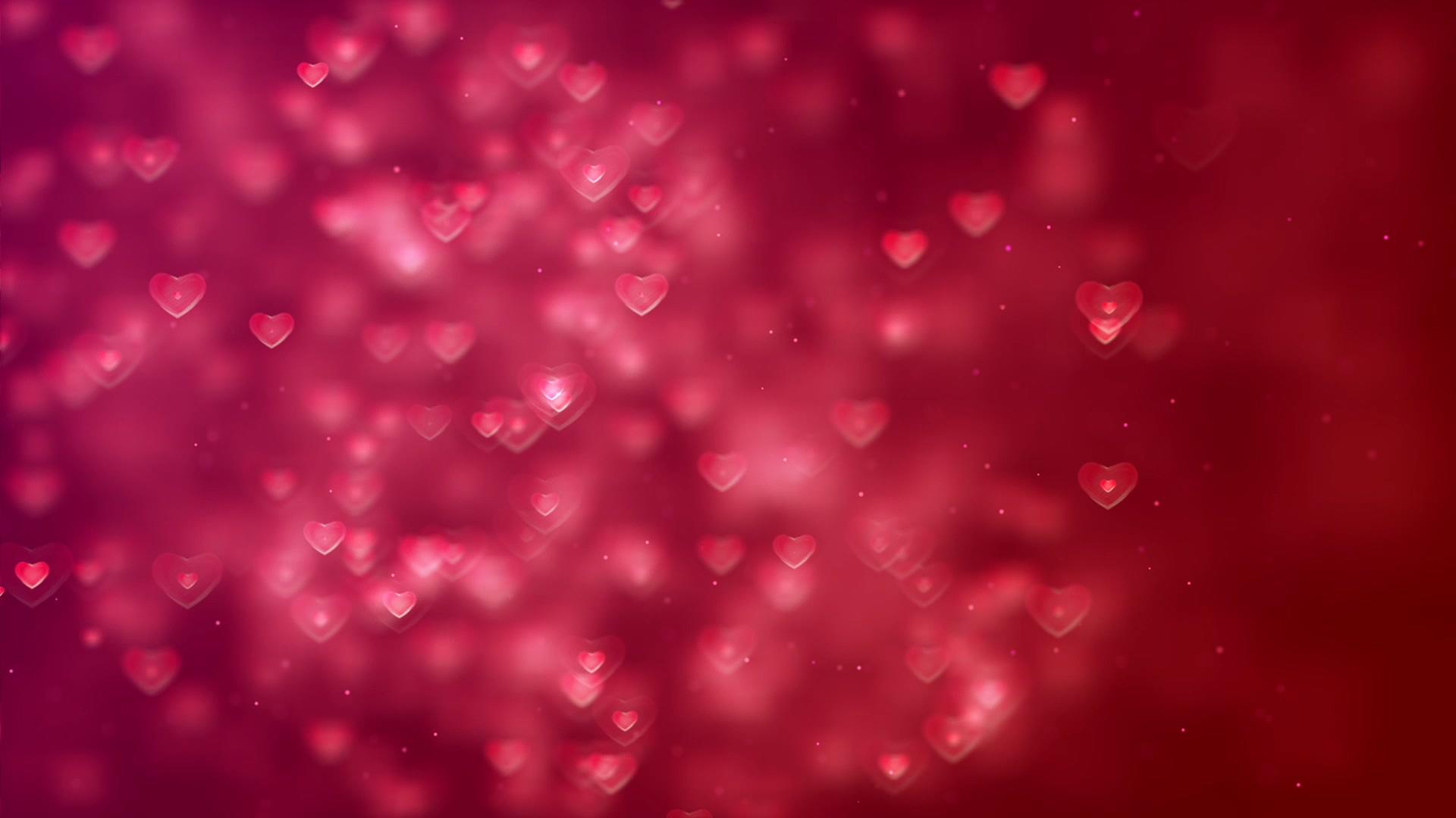 粒子爱心背景视频的预览图