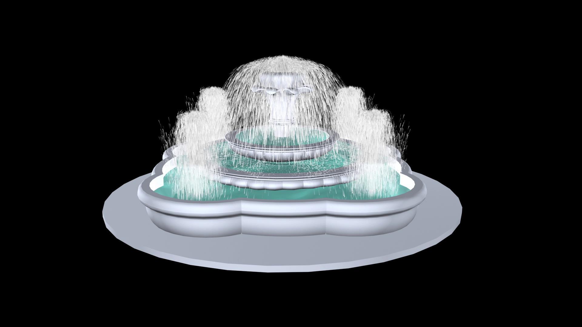 三维喷泉动画视频的预览图