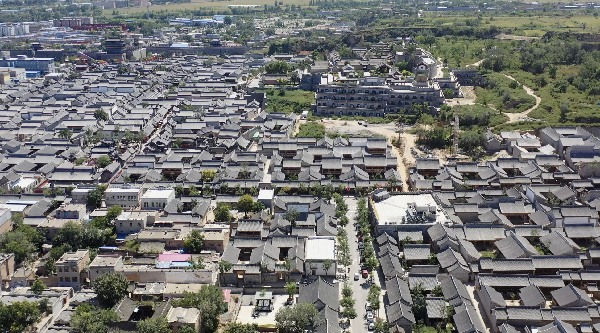 忻州古城全景4K视频视频的预览图