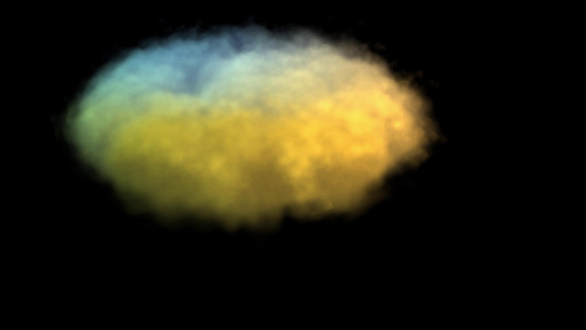 三维彩云动画视频的预览图
