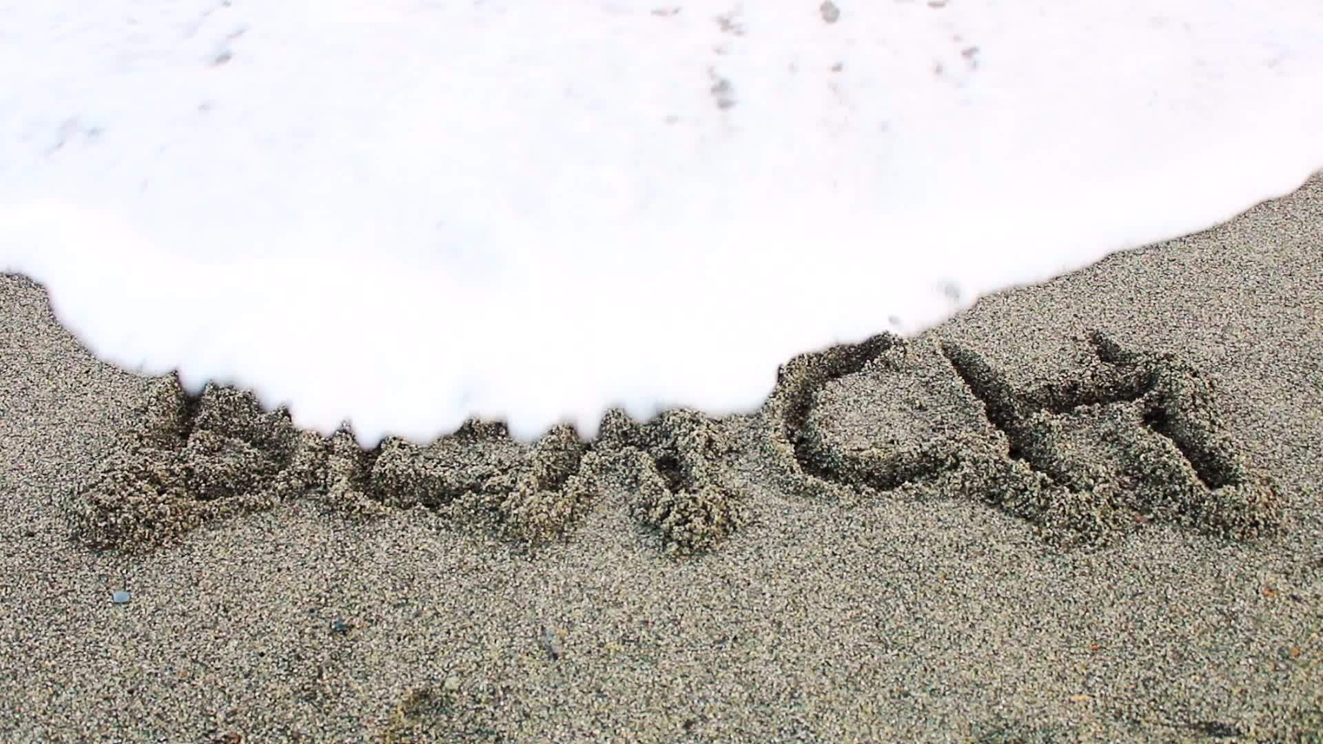 字词海滩视频的预览图